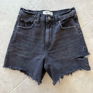 Abrecrombie & Fitch High-Rise The Dad Shorts - Size 26